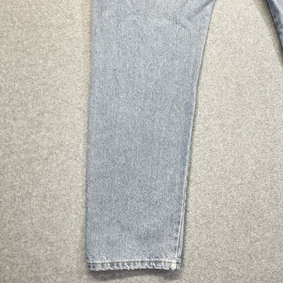 Vintage Wrangler Jeans Men’s 33x30 Light Wash Made in USA 96501 Distressed Y2K - Picture 12 of 16